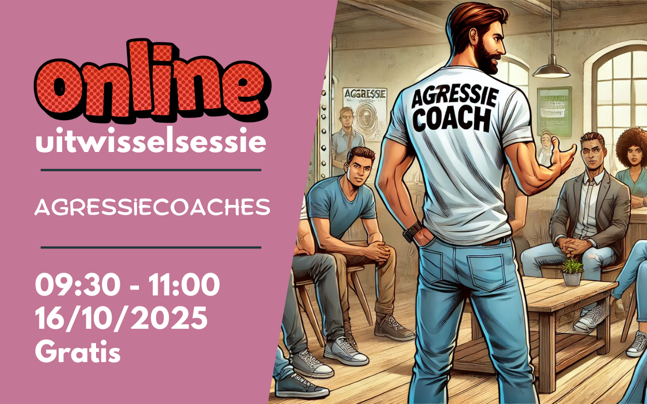 man met t shirt agressiecoach