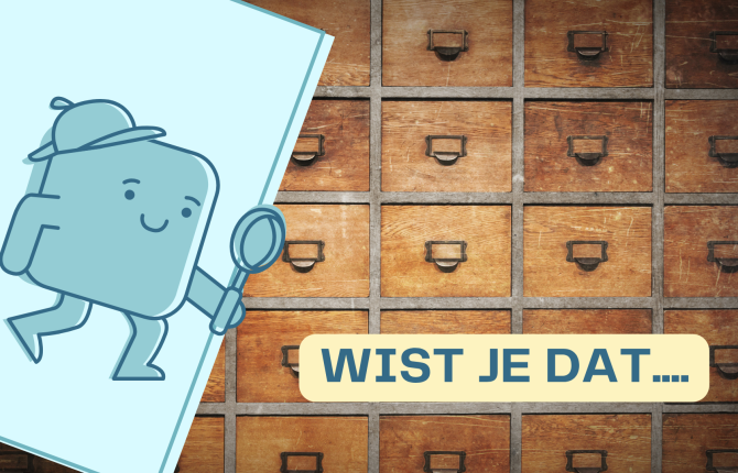 wist je dat met mannetje en vergrootglas